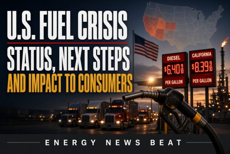 U.S. Fuel Crisis Status, Next Steps and Impact to Consumers - Energy ...